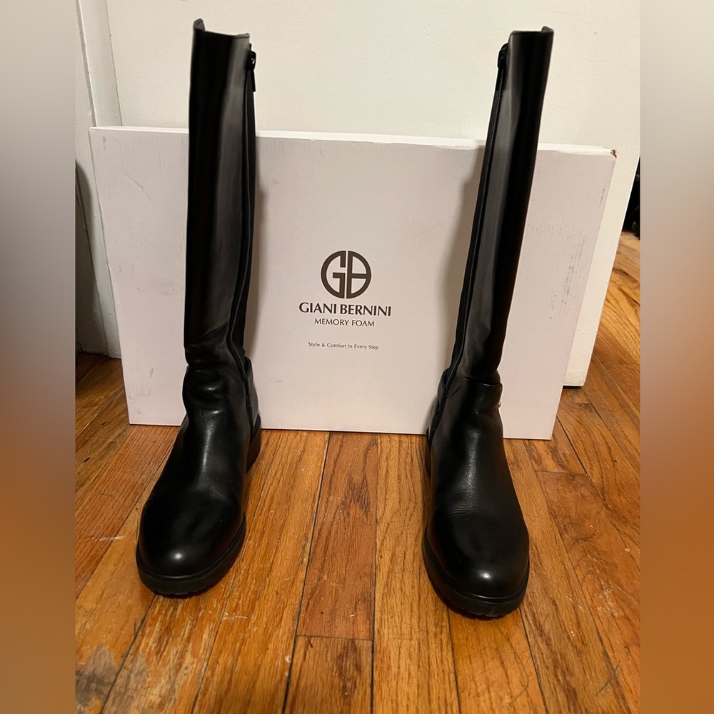 Giani Bernini Black Riding Boots